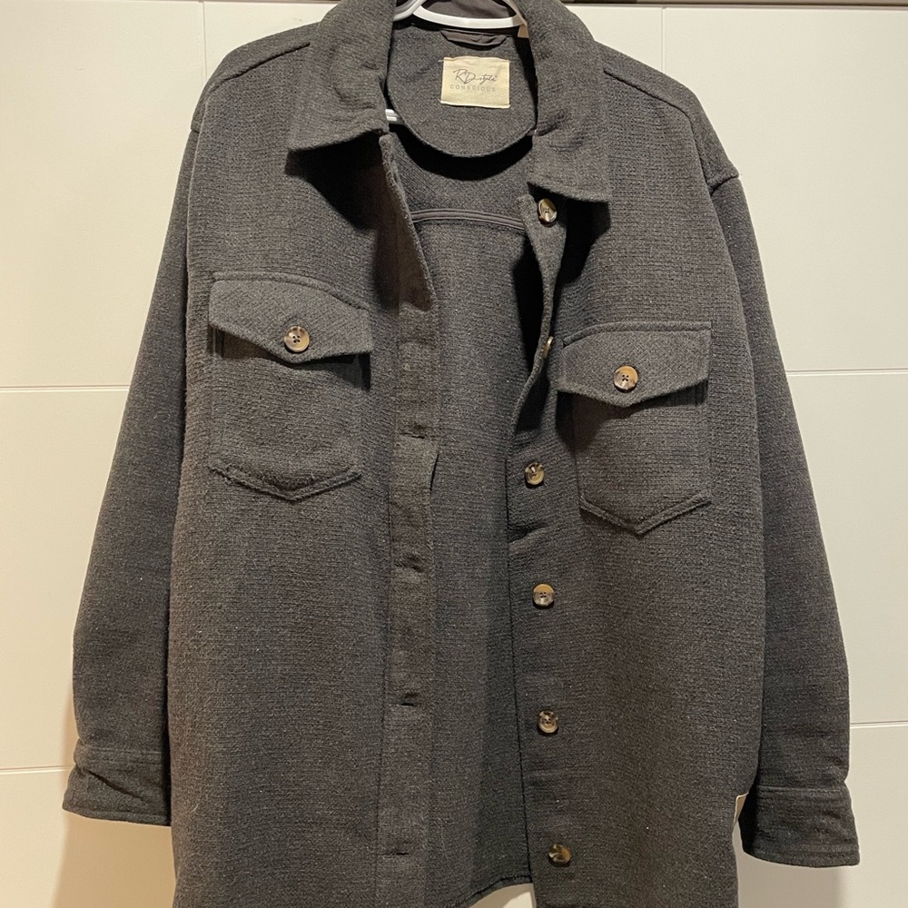 RD Style Dark Gray Utility Jacket
